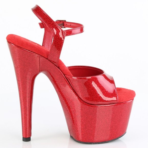 Glitter Platform High Heel Shoes - Picture 3 of 4